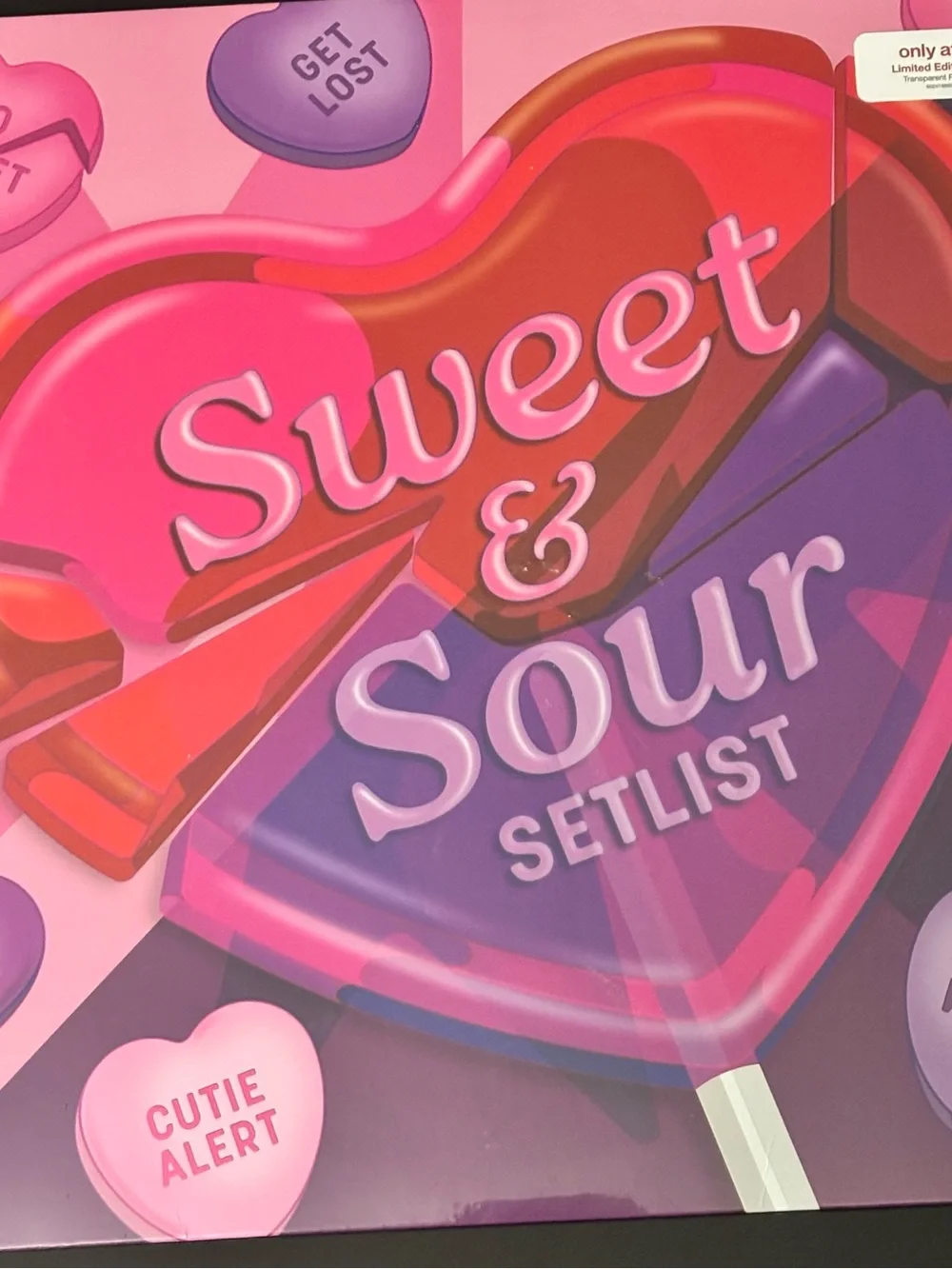 Sweet & Sour Setlist Vinyl LP Target Exclusive Pink Limited Edition Compilation